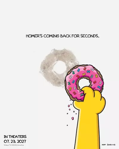 Primeiro pôster oficial de Os Simpsons 2: O Filme